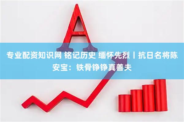 专业配资知识网 铭记历史 缅怀先烈丨抗日名将陈安宝：铁骨铮铮真善夫